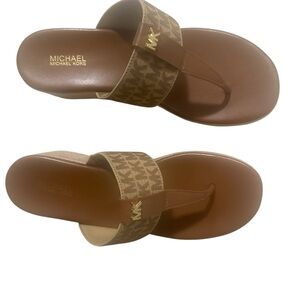 Michael Kors Tan and Brown Sandals